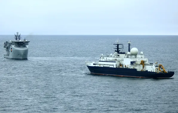 K60, патрульный корабль RFA Proteus, океанографическое судно Янтарь