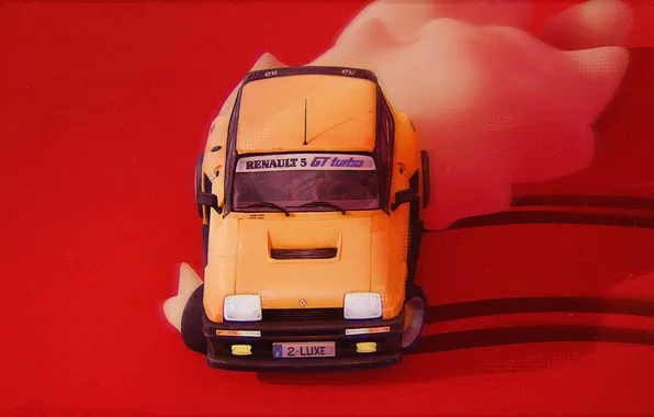 Drift, Rally, Fanart, Renault 5 Gt Turbo