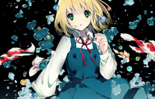 Девочка, бусинки, Лавочка Тамако, Tamako Market
