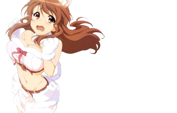 Девушка, Кошечка, Арт, The Melancholy of Haruhi Suzumiya