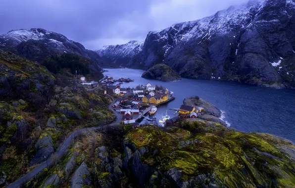 Norway, Vika, Nordland, Nusfjord