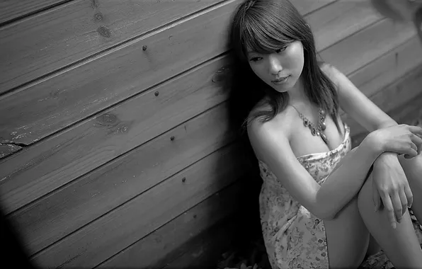Sexy, ragazza, orientale