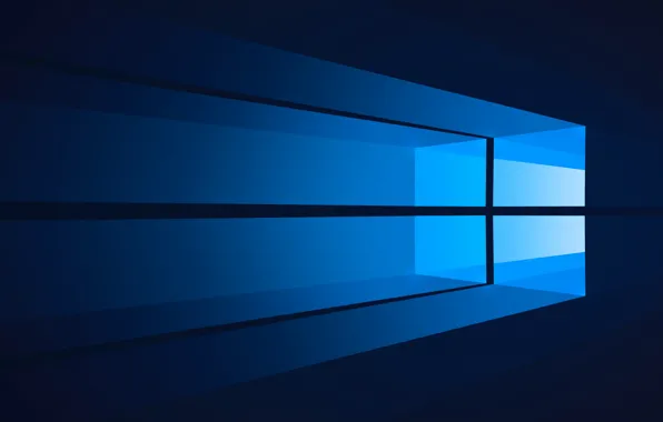Компьютер, минимализм, окно, windows, операционная система