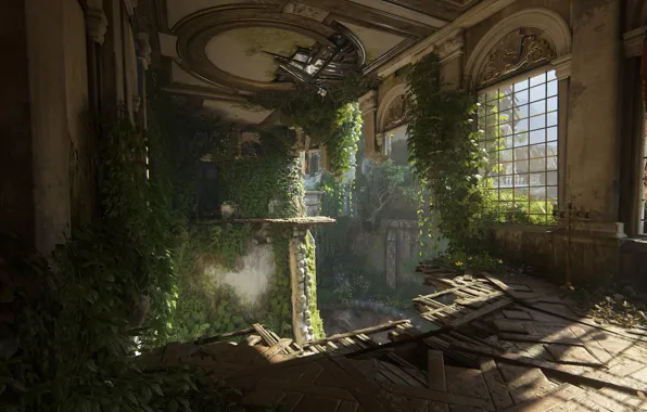 Интерьер, провал, Naughty Dog, Playstation 4, Uncharted 4: A Thief's End, Либерталия