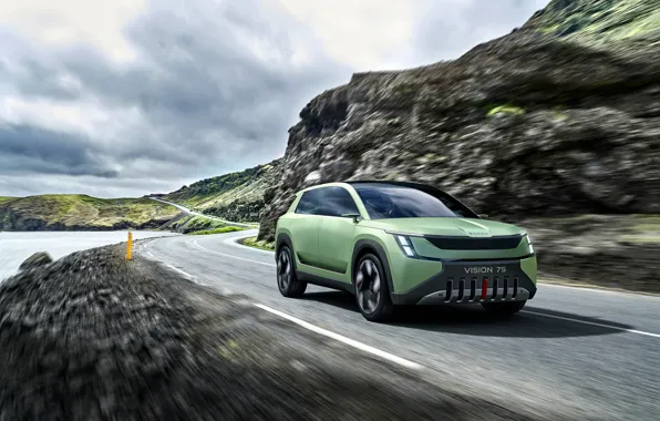 Concept, Дорога, Концепт, Движение, Skoda, Электромобиль, 2022, eMobility