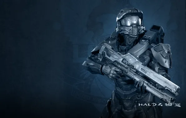 Солдат, винтовка, бронекостюм, Halo 4