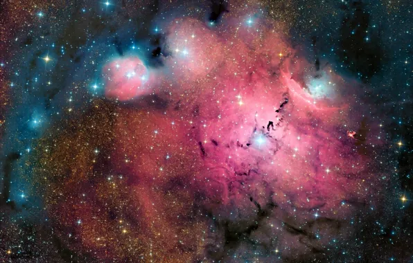 Картинка пыль, звёзды, газ, NGC 6559, Simeis 188