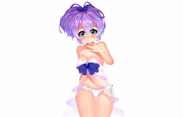 Girl, sexy, lingerie, pantsu, cleavage, babydoll, blouse, panties