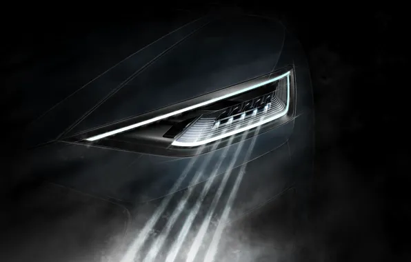 Concept, свет, Audi, купе, фара, Coupe, 2014, Prologue