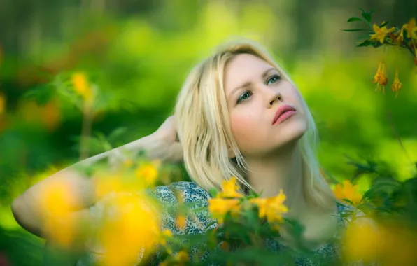 Картинка лето, девушка, портрет