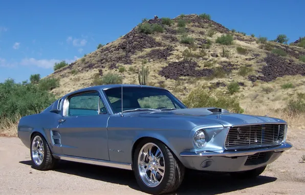 Mustang, Ford, 1967, Fastback