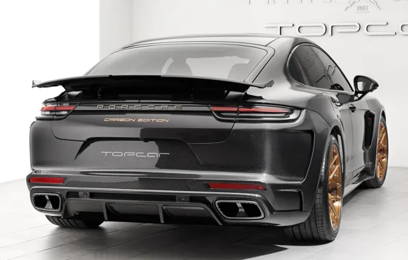 Porsche, Panamera, GTR, вид сзади, 2018, Stingray, TopCar, Carbon Edition