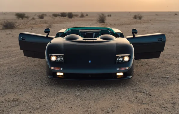 Суперкар, supercar, 1995, De Tomaso, единственный экземпляр, the only instance, De Tomaso Guara Barchetta, De …