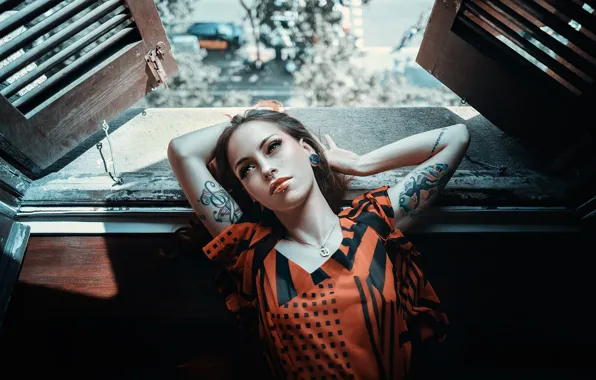Лицо, релакс, модель, тату, Euforia