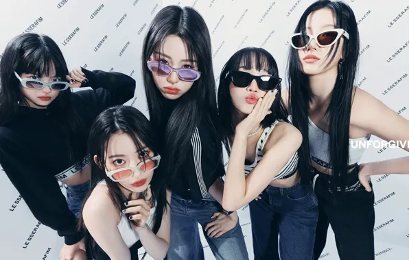 Asian, South Korea, sunglasses, K-pop, looking at viewer, group of women, Japanese women, Korean women