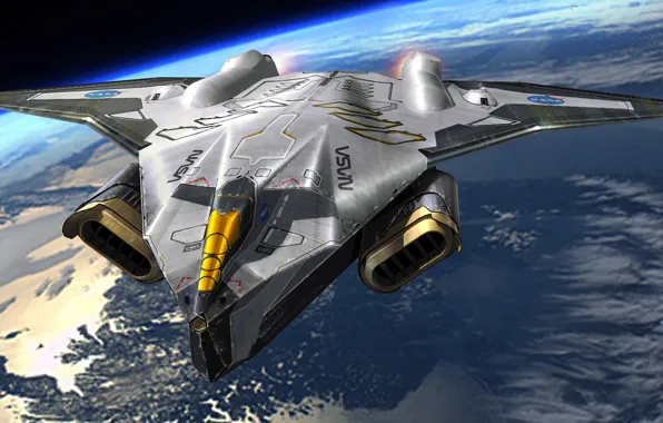 Nasa, Earth, Blue, Dropship, Spaceship, Cockpit, Front view, Jason Hazelroth