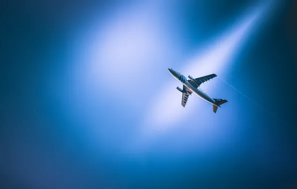 Картинка небо, авиация, самолёт