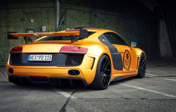 Авто, машины, Audi, улица, оранжевая
