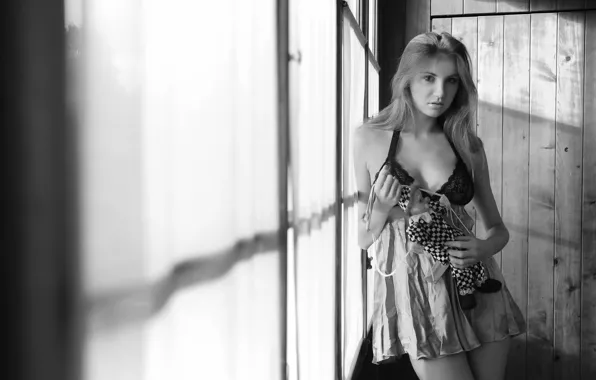 Girl, sexy, cleavage, long hair, dress, boobs, beautiful, pretty
