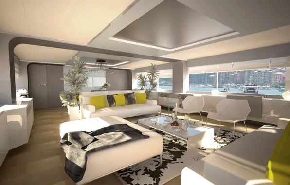 Дизайн, стиль, интерьер, яхта, салон, люкс, superyacht, Wider-150