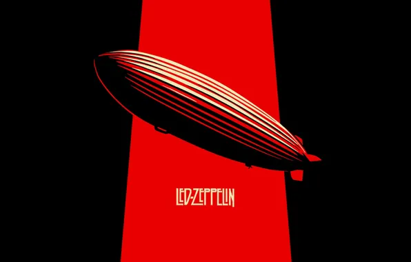 Картинка дирижабль, рок-группа, Led Zeppelin, британская, Железный Цепелллин