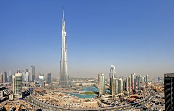 Картинка дома, небоскребы, башни, Дубай
