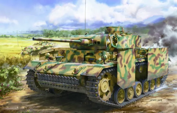 Картинка Танк, Бронетранспортер, Panzerwaffe, Вермахт, Panzerkampfwagen III, PzKpfw III, Sd Kfz 251