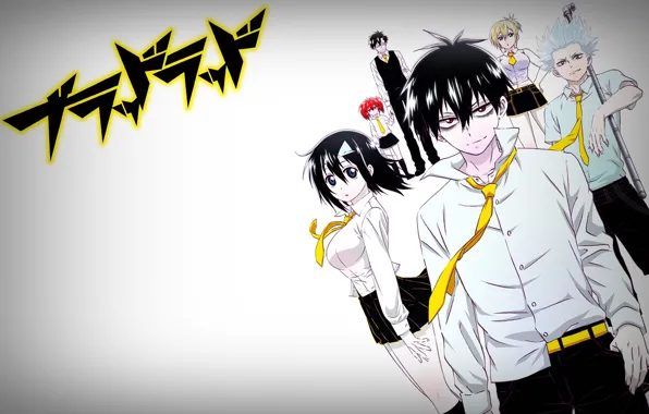 Аниме, арт, Blood Lad, кровавый парень