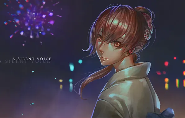 Девушка, ночь, салют, Форма голоса, Koe No Katachi