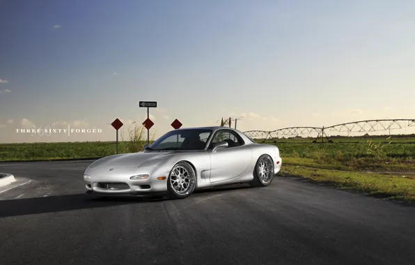 Картинка Mazda, 360, road, Forged, RX-7