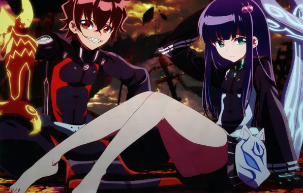 Sword, game, fox, anime, ken, blade, supernatural, asian