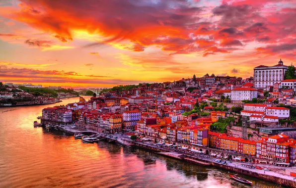 Картинка река, португалия, Portugal, порту, Porto