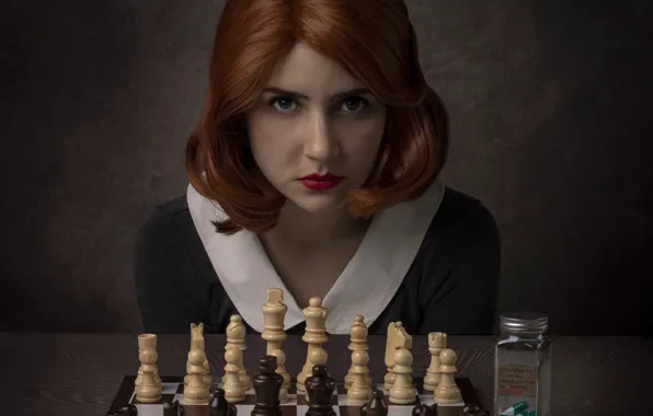 Девушка, шахматы, Beth Harmon