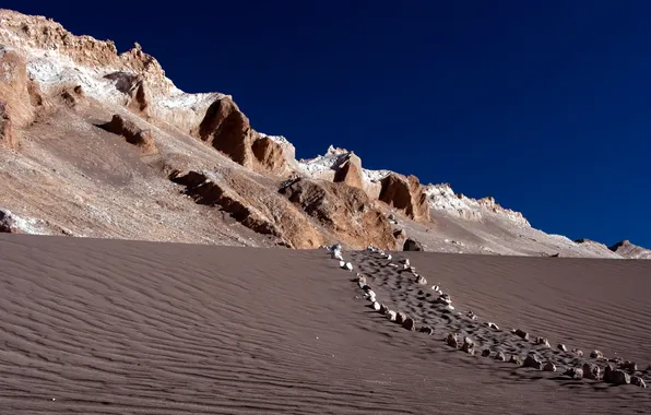 Пейзаж, горы, пустыня