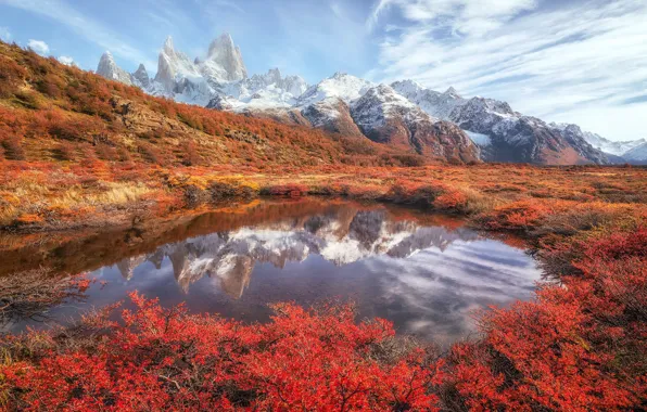 Landscape, nature, Patagonia