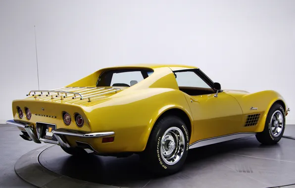 Car, Corvette, Chevrolet, retro, 1970, classic, Stingray