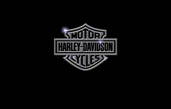 Картинка минимализм, логотип, мотоцикл, logo, motorcycle, бренд, Harley-Davidson, brand