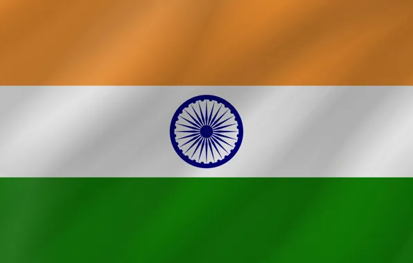 Картинка Flag, India, Wave, Indian Flag, Flag Of India
