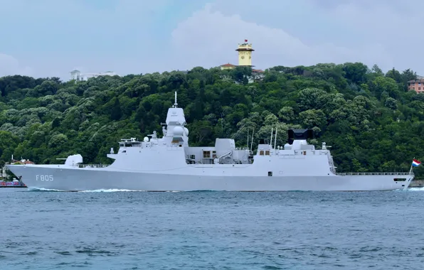 Фрегат, проливы, ВМС Нидерландов, HNLMS Evertsen