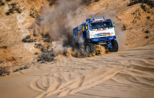 Дым, Грузовик, Гонка, Мастер, Россия, Kamaz, Rally, Dakar