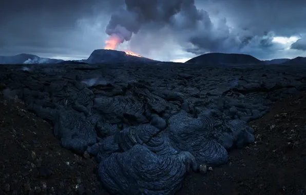 Природа, лава, Fagradalsfjall volcano