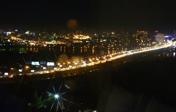 Картинка город, огни, Новосибирск