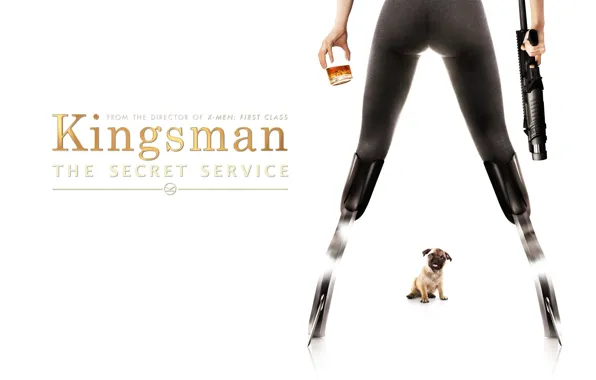 Оружие, собака, триллер, боевик, 2014, Kingsman, The Secret Service, Секретная служба