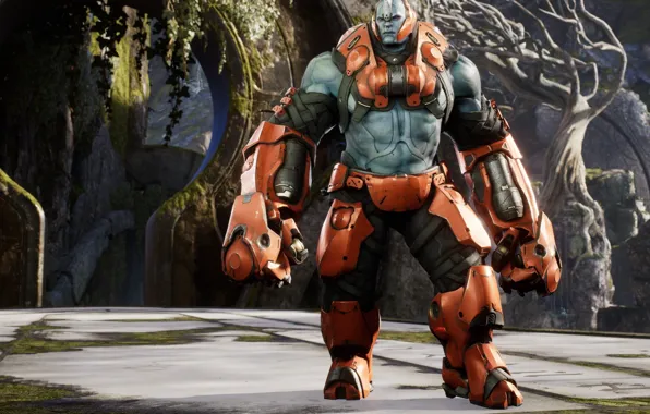 Windows, Microsoft, gun, game, armor, trees, power, man