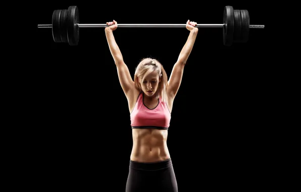 Female, workout, crossfit, weight lifting