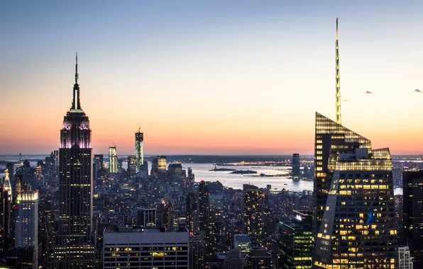 Нью-Йорк, USA, США, New York, Rockefeller Center, Рокфеллеровский центр