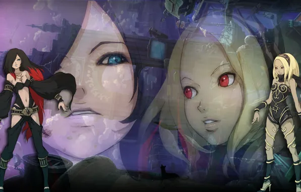 Девушка, gravity daze, Кэт