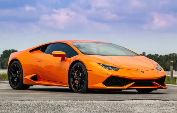 Картинка Lamborghini, Orange, Huracan, Porter 34
