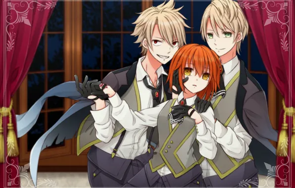 Девушка, аниме, арт, парни, Fate/Grand Order, fate/grand order