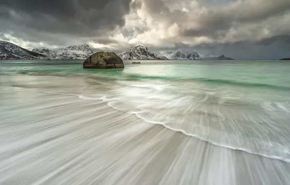 Море, небо, горы, берег